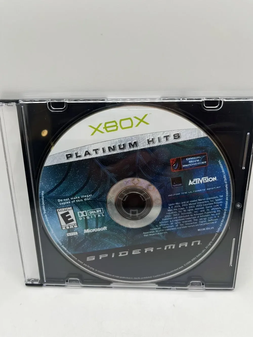 Spider-Man (Xbox, 2002) Disc Only Tested!